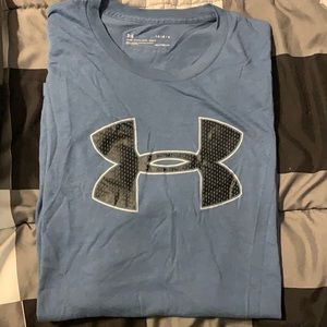 Pale blue heat gear shirt